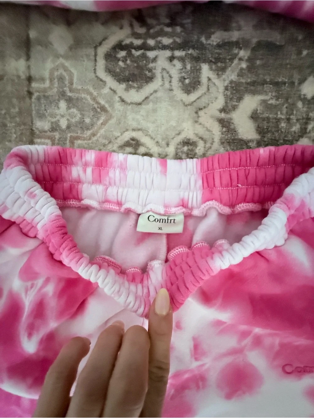 Girls Pink Tie-Dye Footie One-Piece Romper